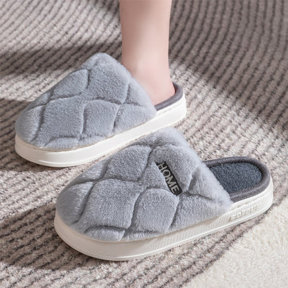 Plush Slippers Winter For Women and Men