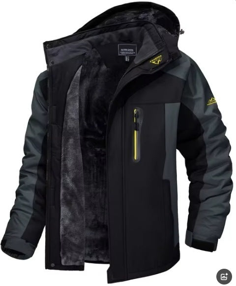 Winter Long Sleeved Windproof Ski Jacket Down