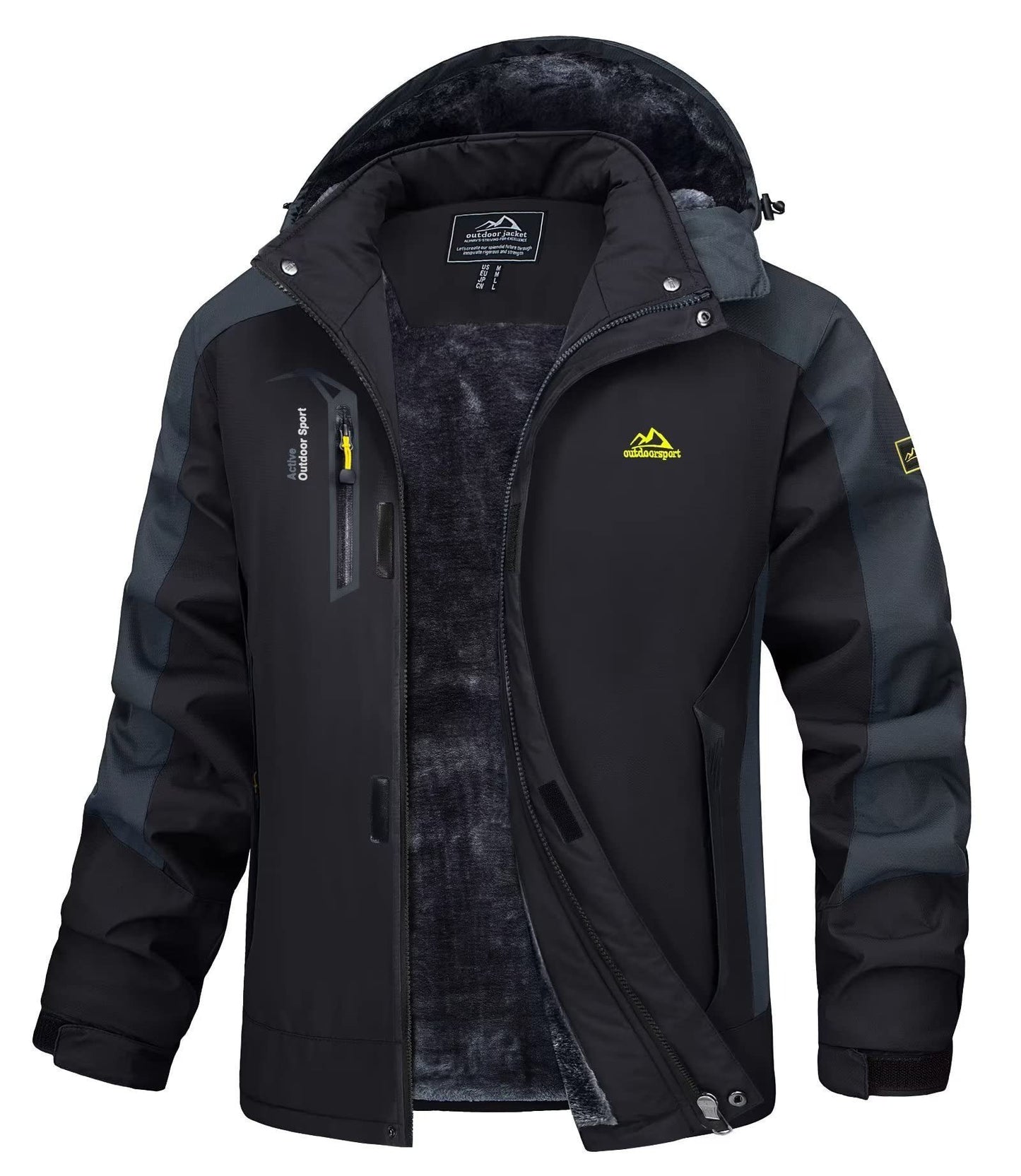 Outdoor Hooded Winter Jacket Casual