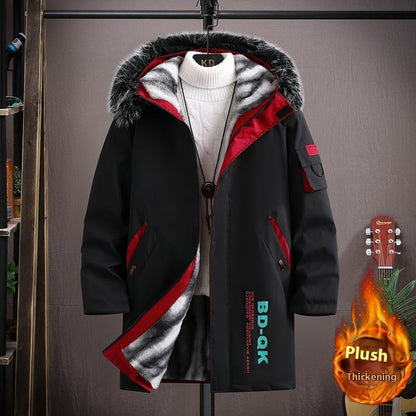 Hooded Fleece Jacket Men's Casual Jacket